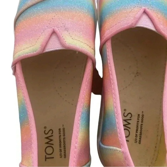 Kids Rainbow Glitter Shoes Size 5 New With Tags - Picture 10 of 10
